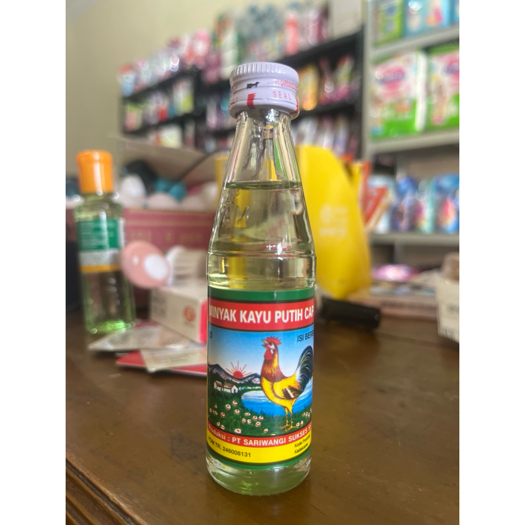 minyak kayu putih cap ayam asli - cap ayam jago - 40 ml