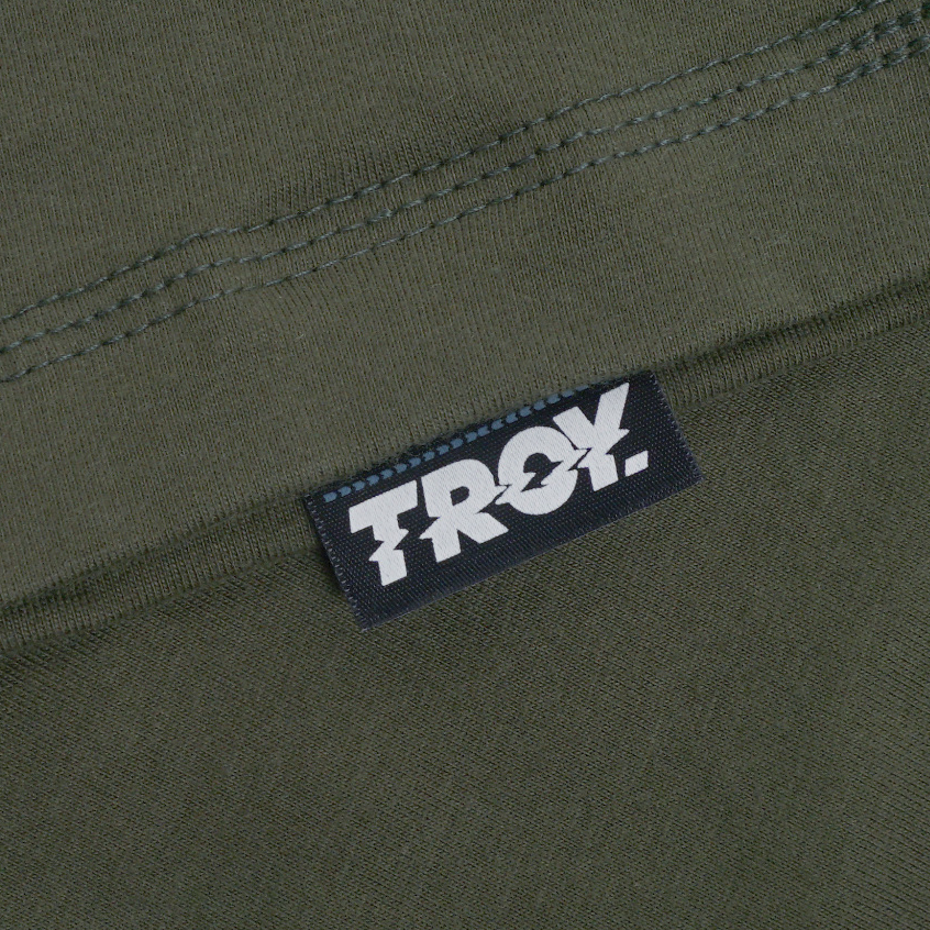 Troy Company Tshirt Army Green Resurrection - Kaos Hijau Army Kaos Lengan Pendek MTD 3269