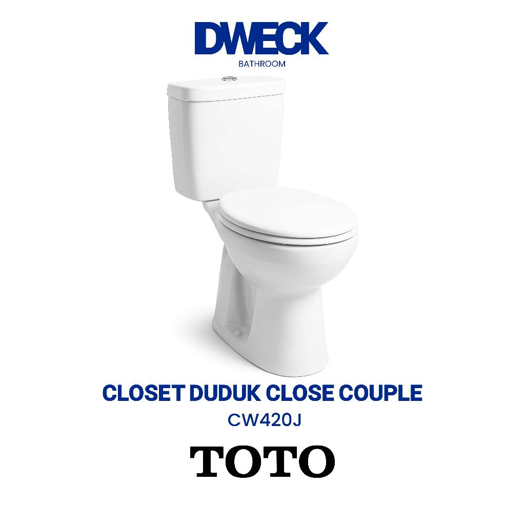 DWECK - TOTO Toilet Kloset Duduk Closet Duduk WC Duduk CW420J