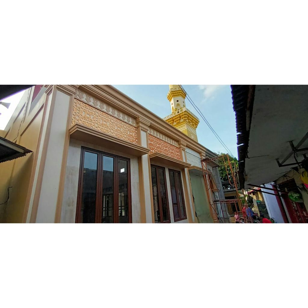 GRC Krawangan untuk Selasar dan Pagar Masjid Modern