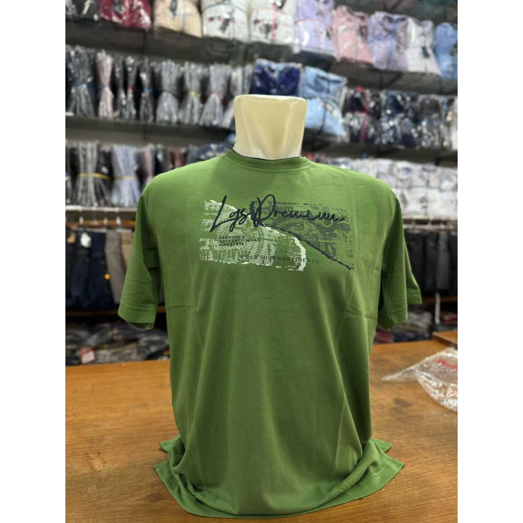 Kaos Oblong LGS Original | Kaos LGS | BodyFit | Pakaian Pria Dewasa