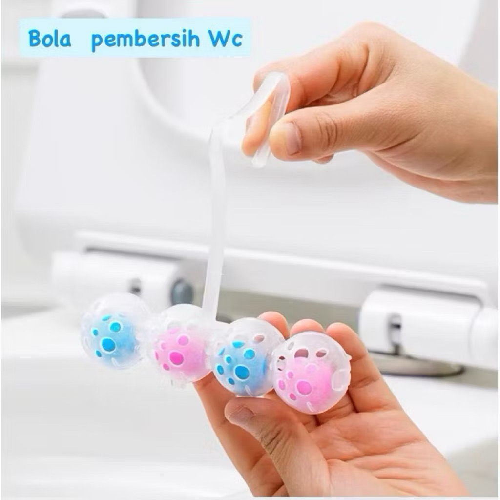 Kamper Toilet / Gantungan Pewangi Kamar Mandi / Pengharum WC / kapur barus toilet warna/ Bola Penghi