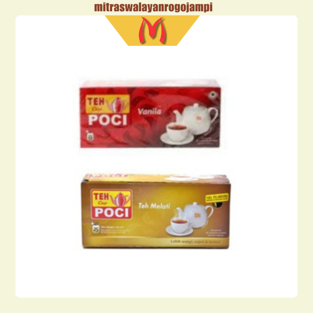 Teh Celup Poci Isi 15 & 25 | Teh Cap Poci | Teh Hitam Celup |