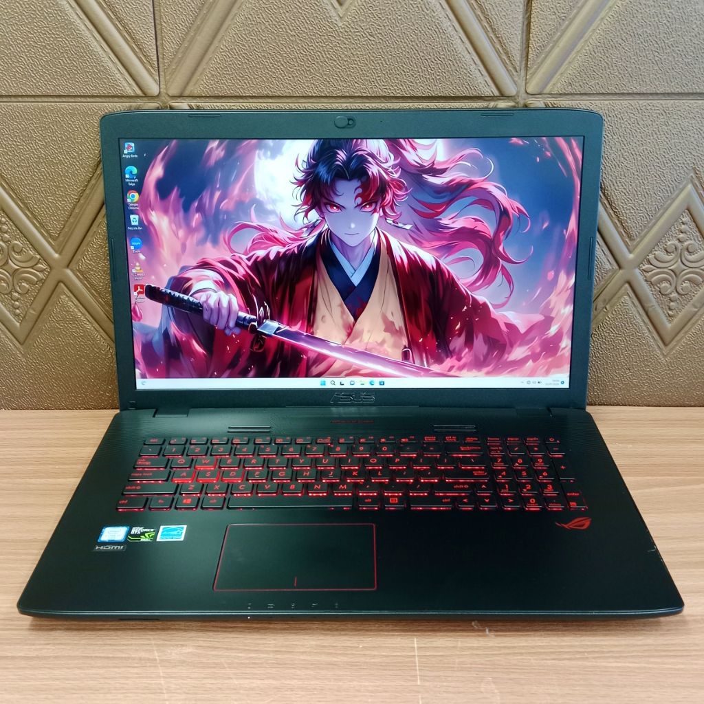 LAPTOP GAMING SECOND ASUS ROG GL752V INTEL CORE I7 6700HQ (8CPU) 2.6GHZ UP TO 5.0GHZ INTEL HD GRAPHI