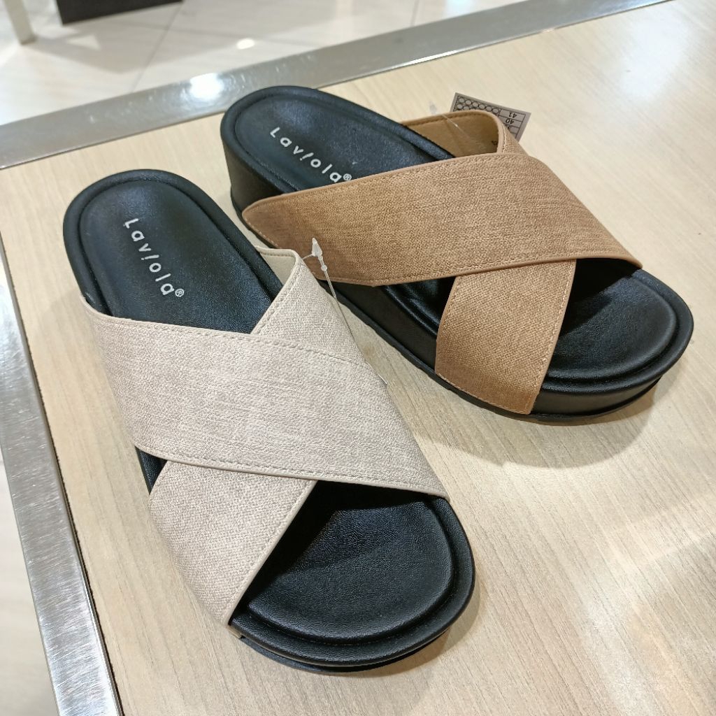 sandal wanita wedges 5cm LAVIOLA original