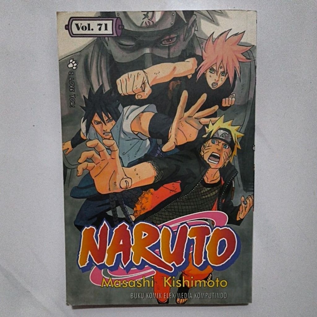 komik naruto vol 71 bekas