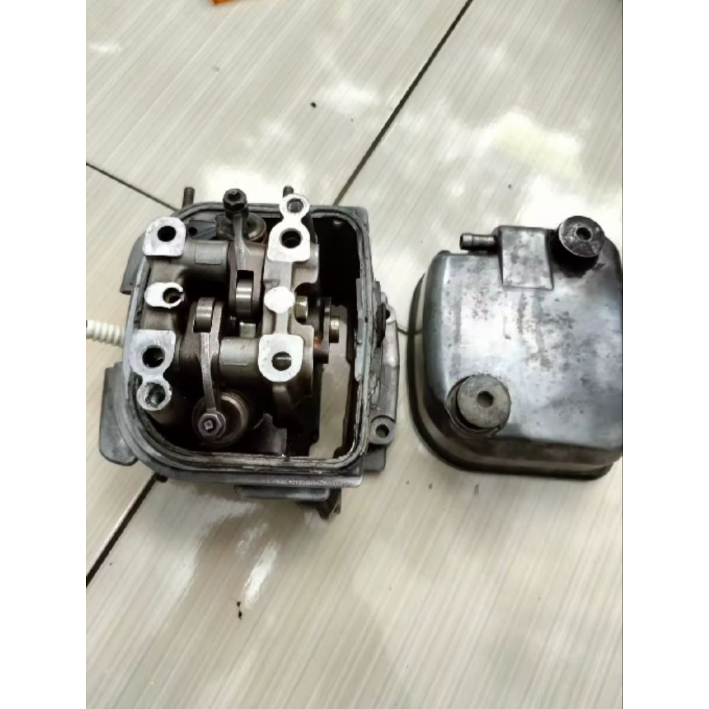 Blok head cylinder head head kop honda beat karbu kvy Scoopy karbu original fullset