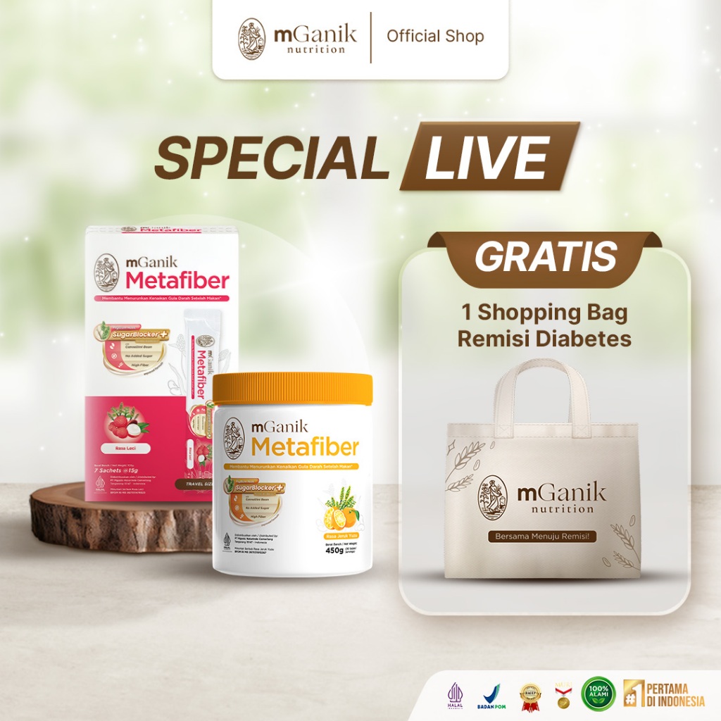 mGanik Special Live + FREE Shopping Bag Remisi Diabetes
