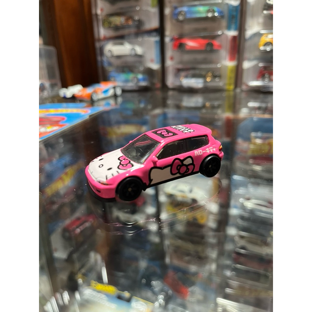 hot wheels honda civic eg hello kitty