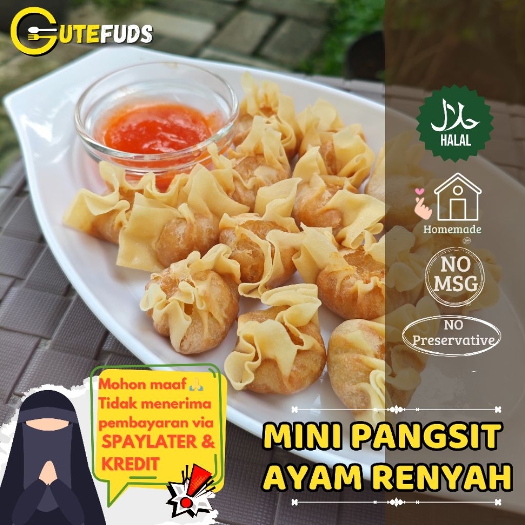 Mini Pangsit Ayam Goreng RENYAH No MSG