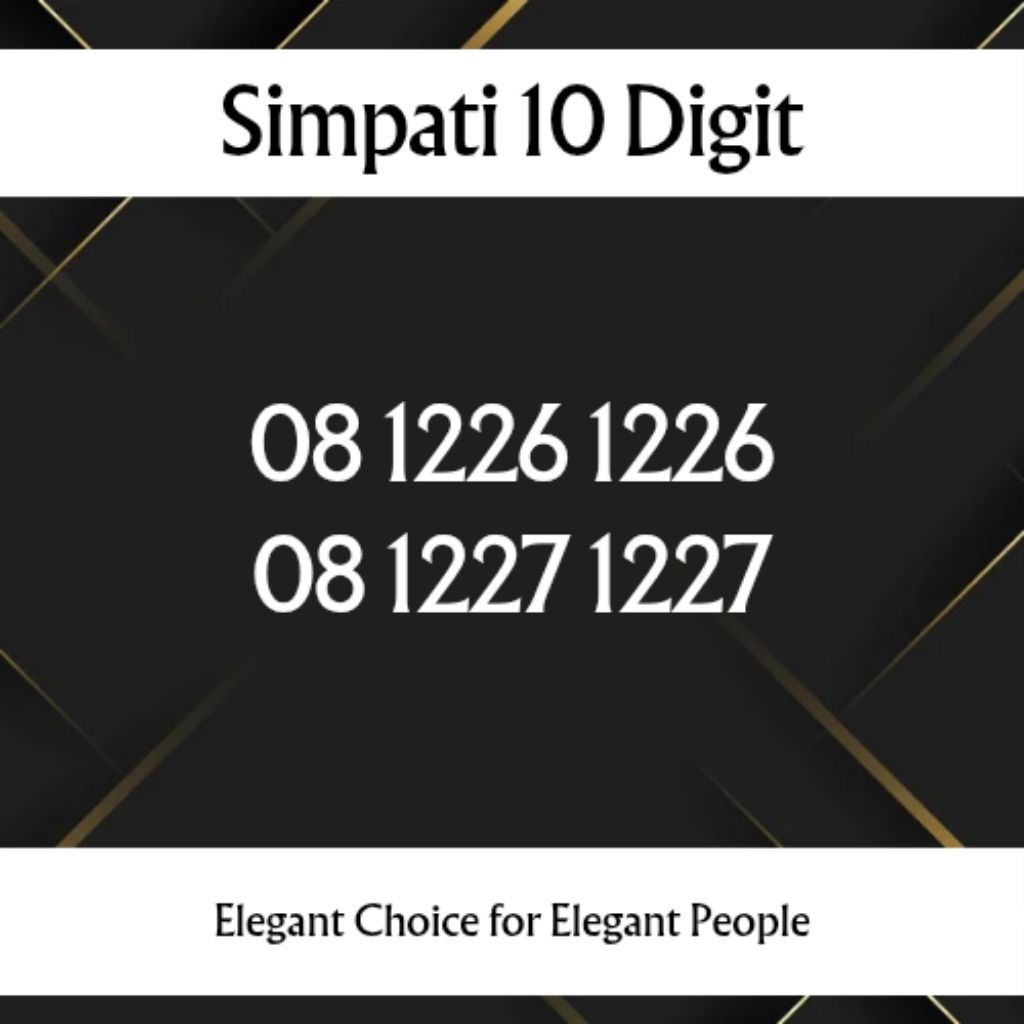 Nomor Sultan | Nomor Cantik 10 Digit ABCD ABCD