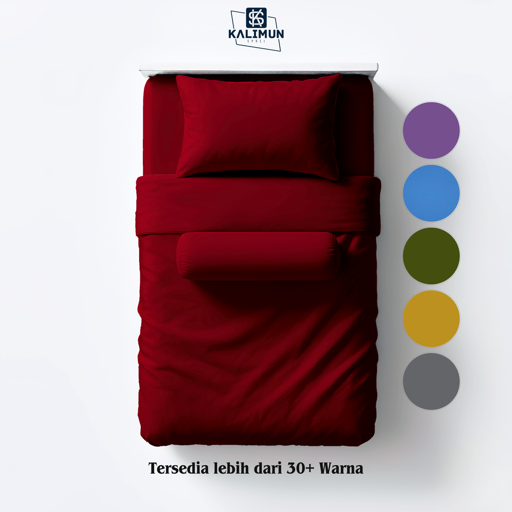 Sprei Polos Aesthetic 90x200 T25 T30 Single No 4 | Sprei Springbed Sudut Karet Homemade Anti Geser
