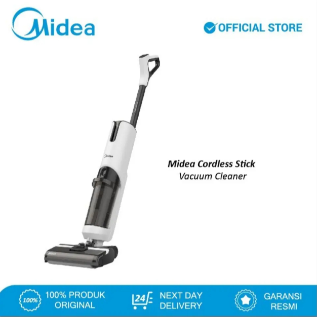 Midea MWDX8 Vacum Cleaner Nirkabel 3 in 1 ( Vacum + Mop + Wash )