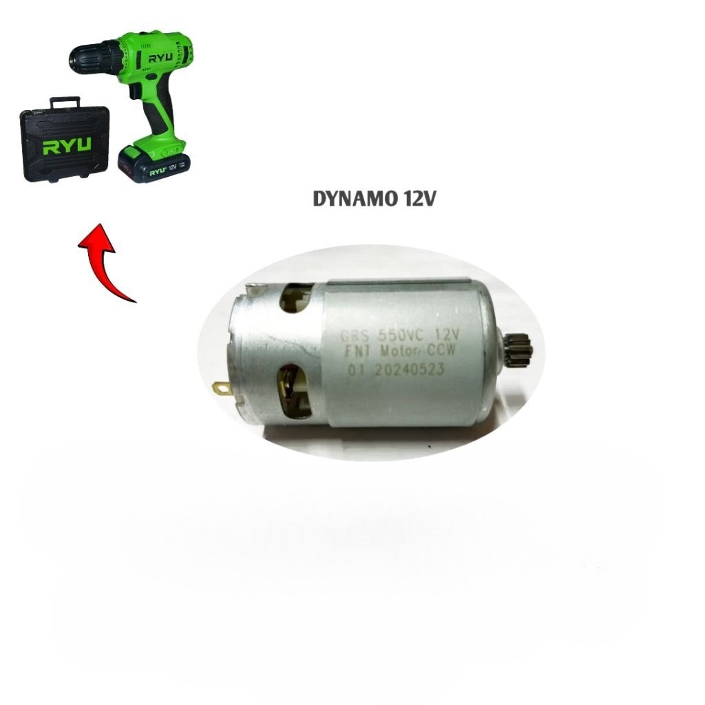 Dynamo Untuk RYU RCD 12v Mesin Bor Cas 12v Cordles RYU