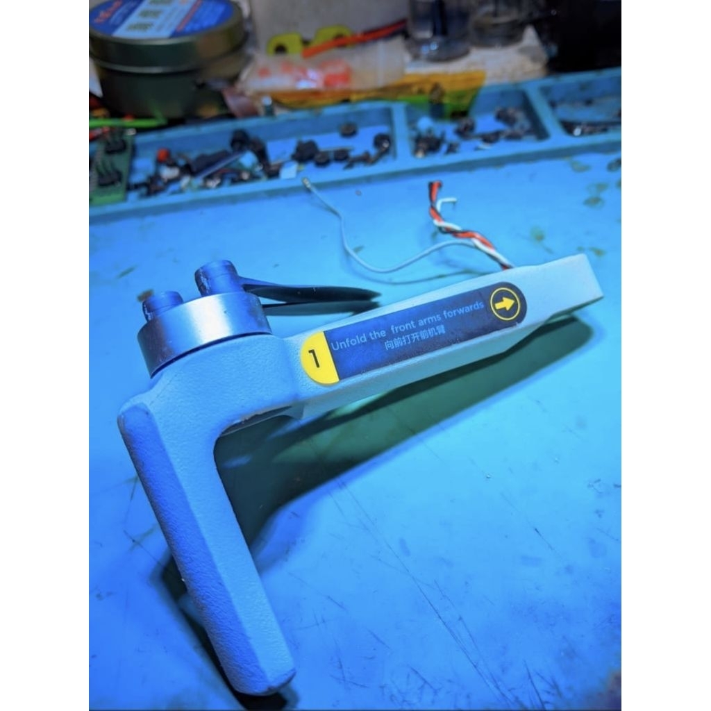 arm dinamo motor dji mini 2 se depan belakang kiri kanan propeler baling