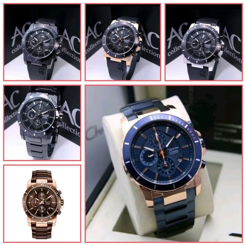 JAM TANGAN ALEXANDRE CHRISTIE PRIA AC 6141 / AC 6674 JAM ALEXANDER CHRISTIE PRIA