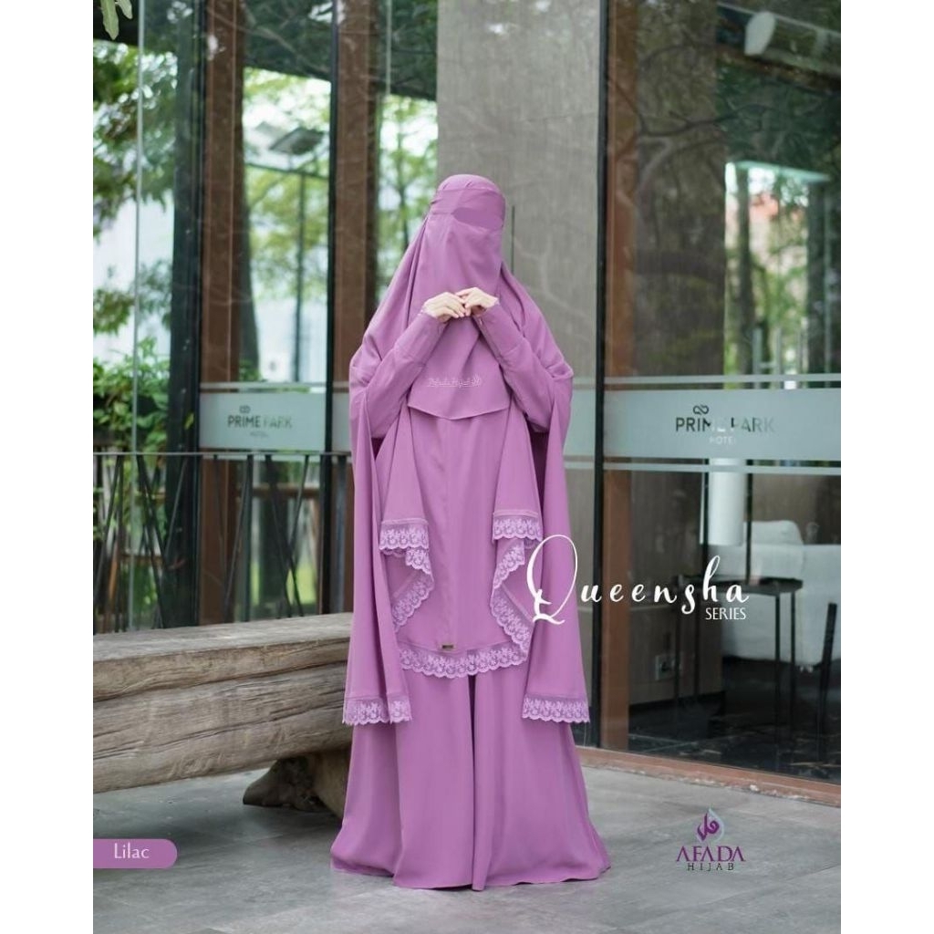 GAMIS SET SYARI QUEENSHA AFADA HIJAB | GAMIS SET CADAR | GAMIS SET RENDA | GAMIS SET DEWASA | GAMIS 
