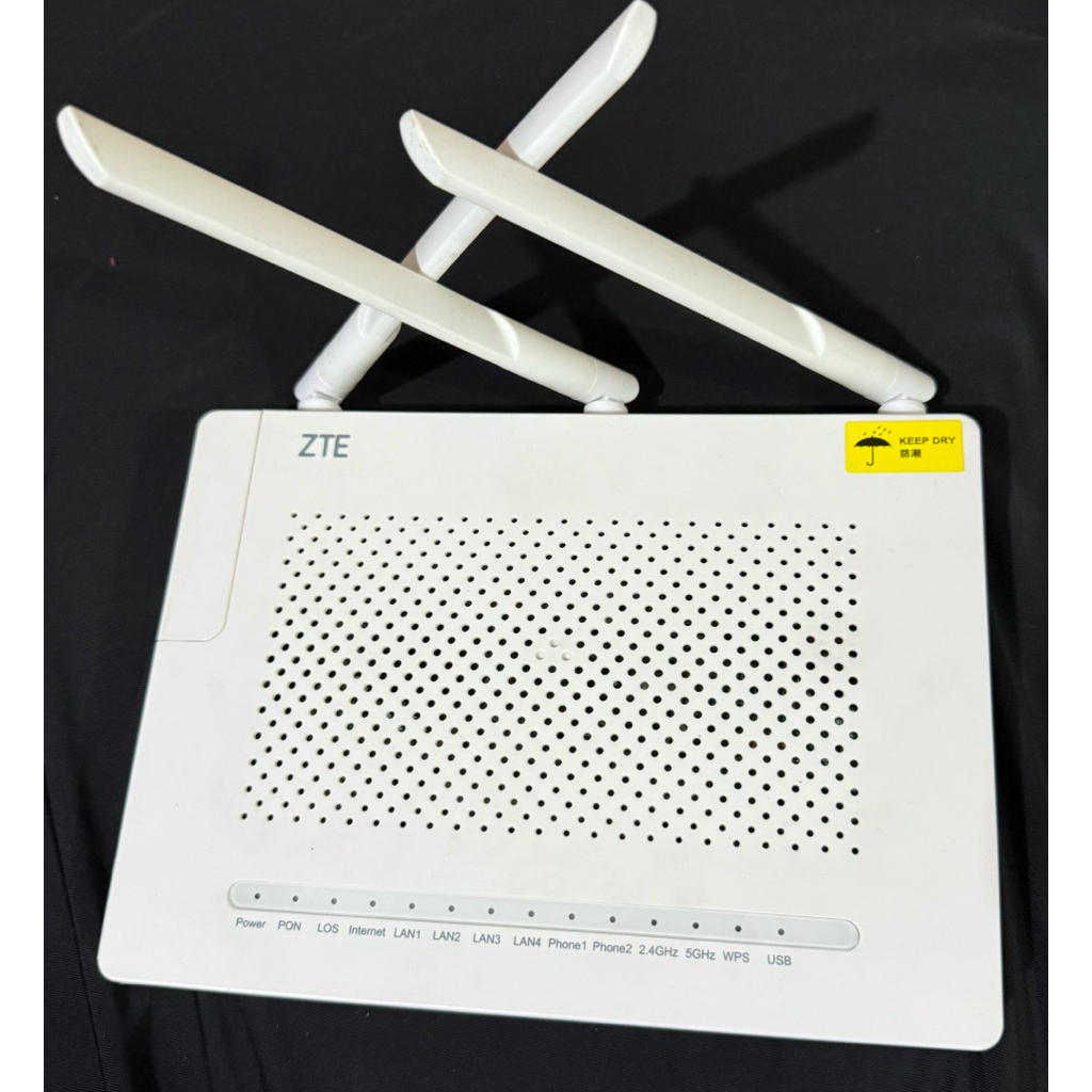 ZTE GPON ZXHN F670+adaptor