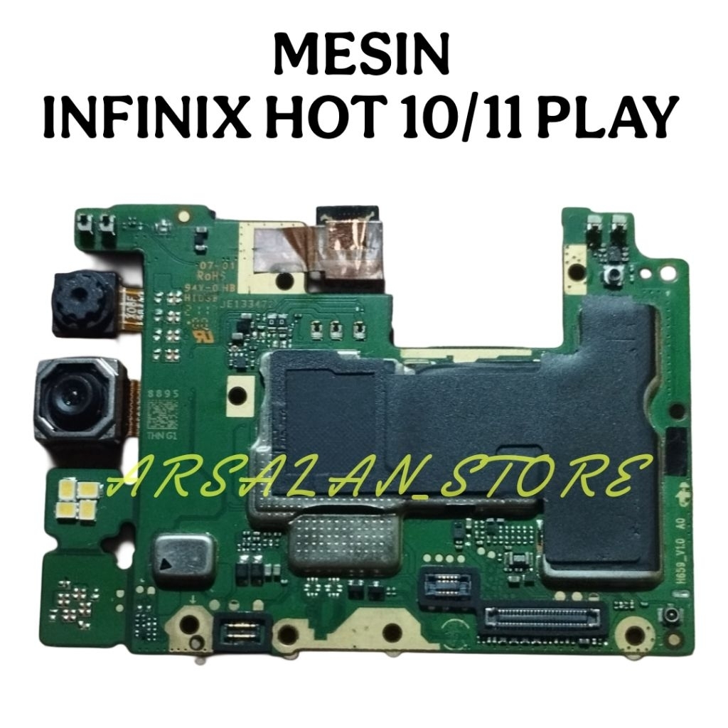 MESIN INFINIX HOT 10/11 PLAY(X688) NORMAL TESTED bonus PIN