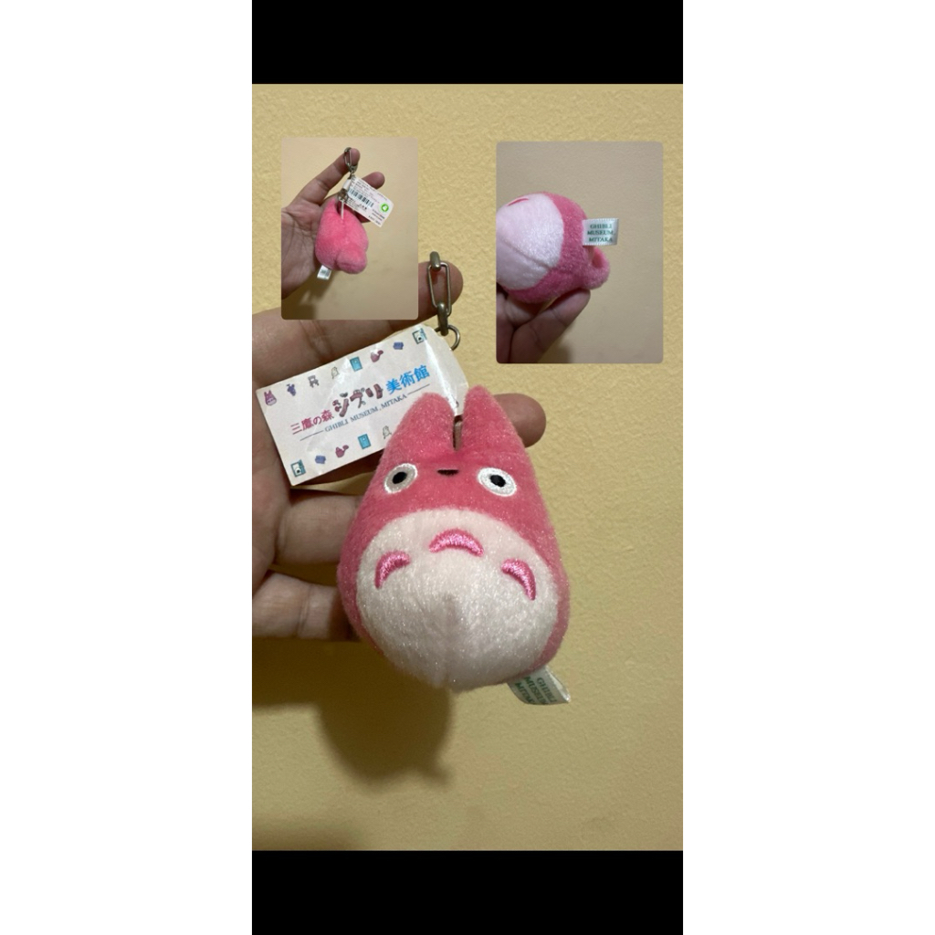 Gantungan Kunci Totoro Pink Ghibli Original