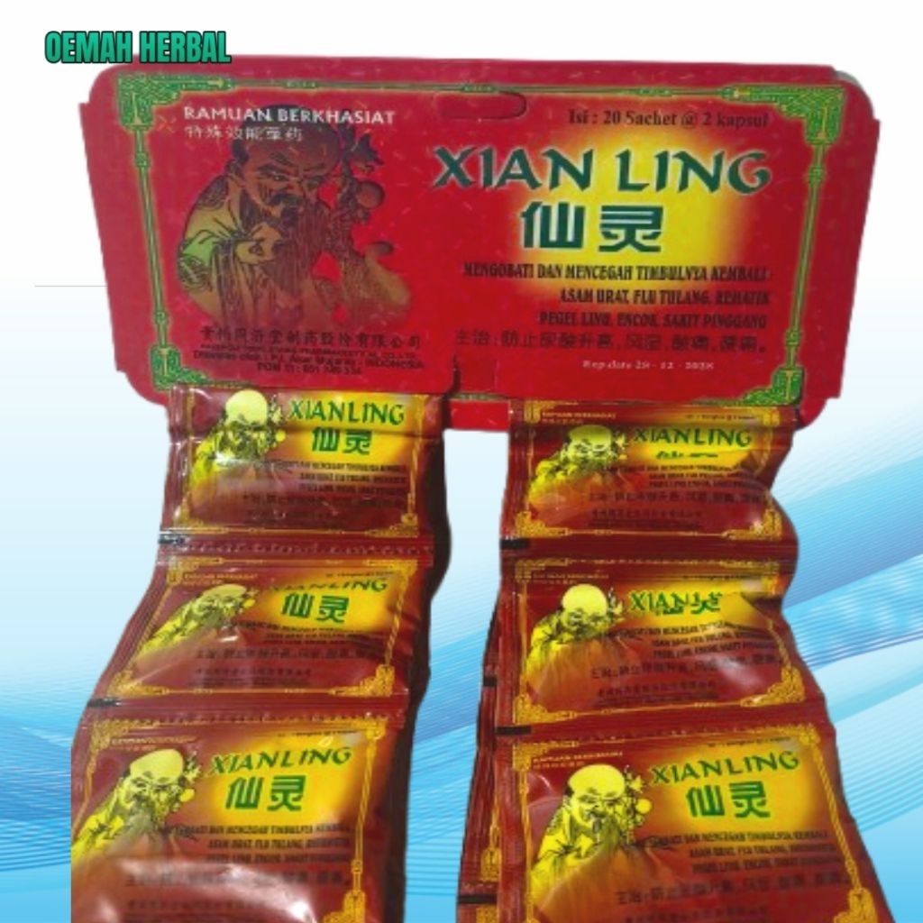 Xian Ling Kapsul PEGAL LINU ISI 20 Sachet