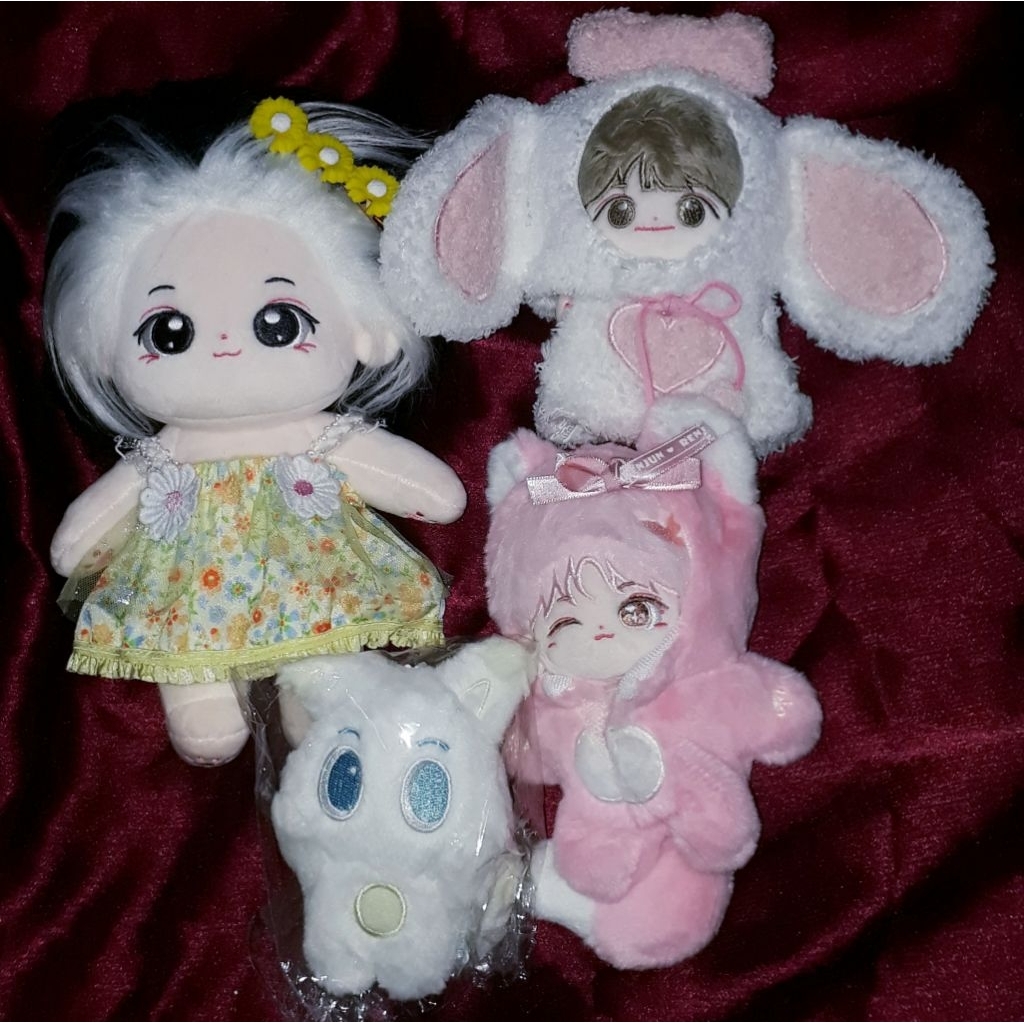 [READY STOCK] Doll Renjun Renmyang Moomin Bag Rjbar Renjunbar Peachy Wink Pinkjun Chaoyouyou 20cm Po