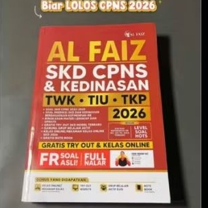 Buku AL FAIZ SKD CPNS & Kedinasan TWK-TIU-TKP 2026