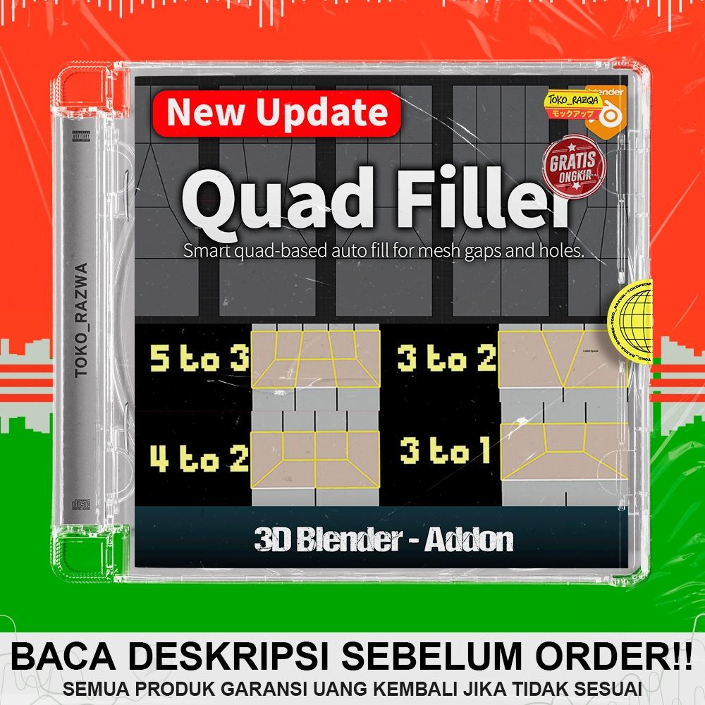 3D Blender - Quad Filler v1.0.2 - Addon - 190126