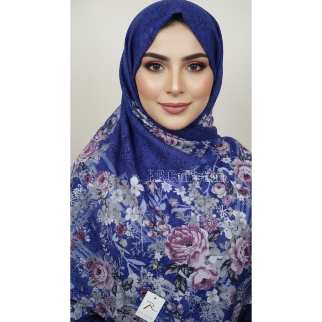 hijab zr Segi4 motif terbaru, zaryta scarf VOAL motif swarovski