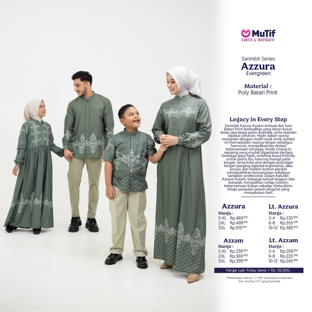 Sarimbit Mutif Azzura Azzam Evergreen