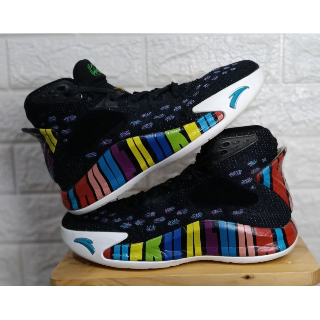 Anta KT5 'Black History Rainbow' size 41
