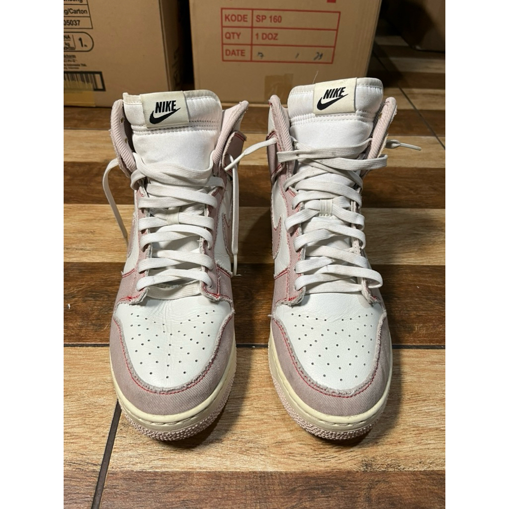 Nike Dunk High 1985 Pink Denim Original