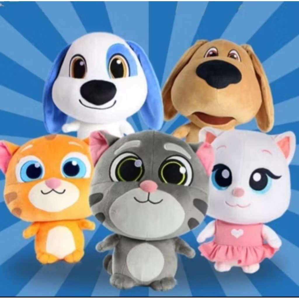 BONEKA kucing talking tom ginger angela BONEKA KU..