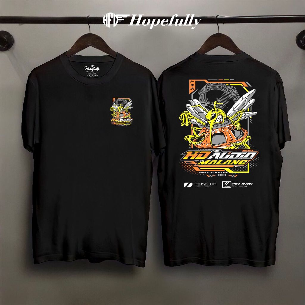 Kaos Audio Sound Malang Community premium Unisex Bahan 100% Cotton 30s