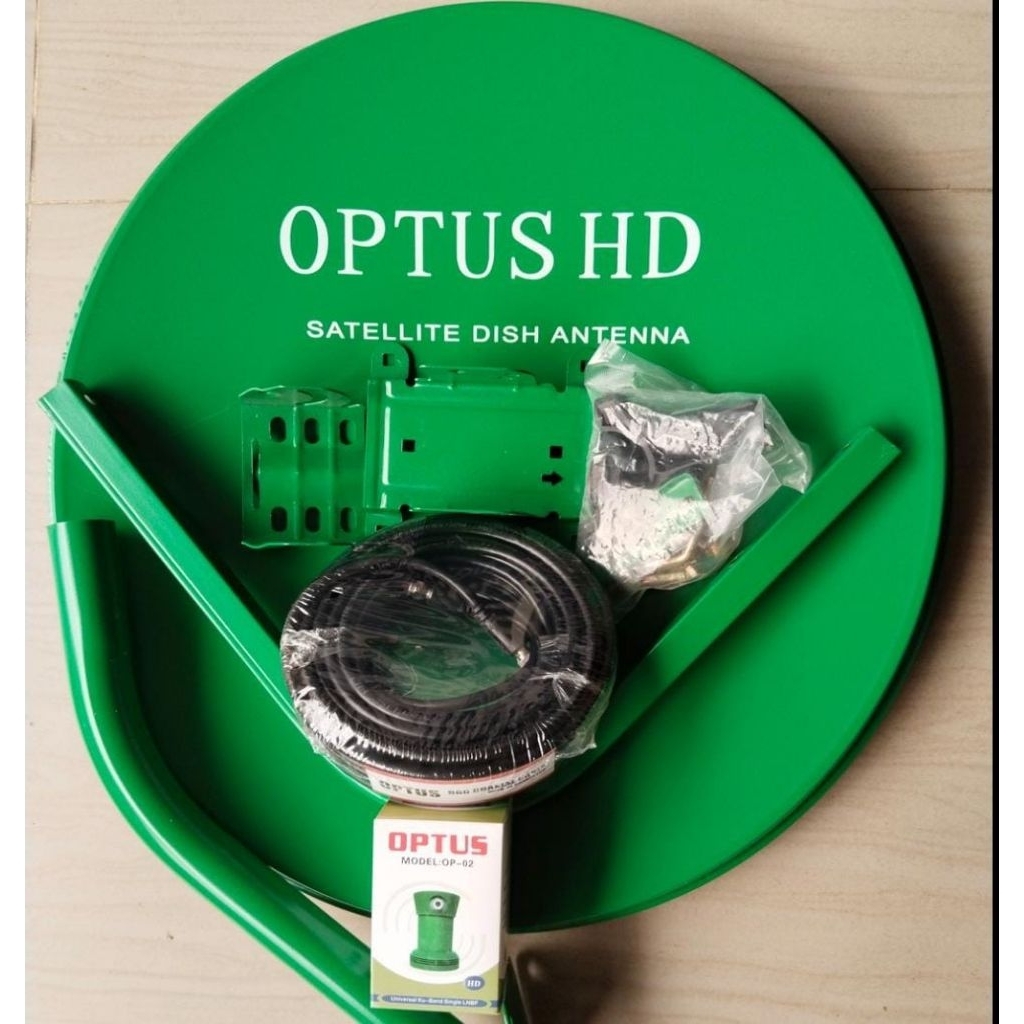 DISH ODU OPTUS HIJAU 45CM POLOS