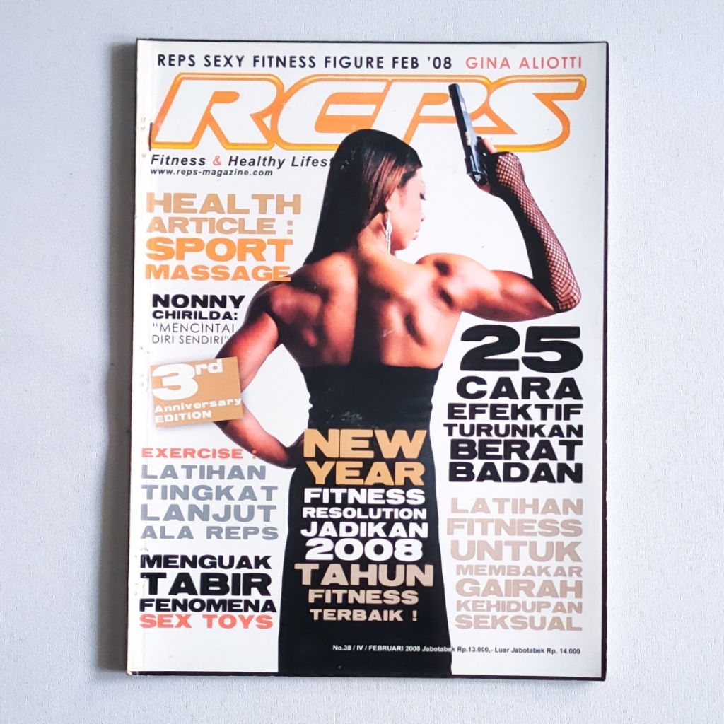 Majalah Fitness & Bodybuilding - REPS No. 38/IV/Februari 2008