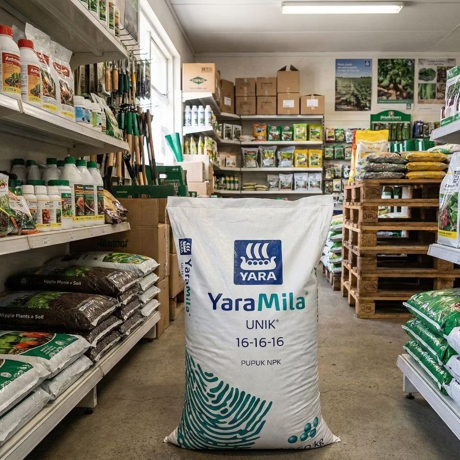 YaraMila Unik pupuk NPK 16-16-16 kemasan 50kg