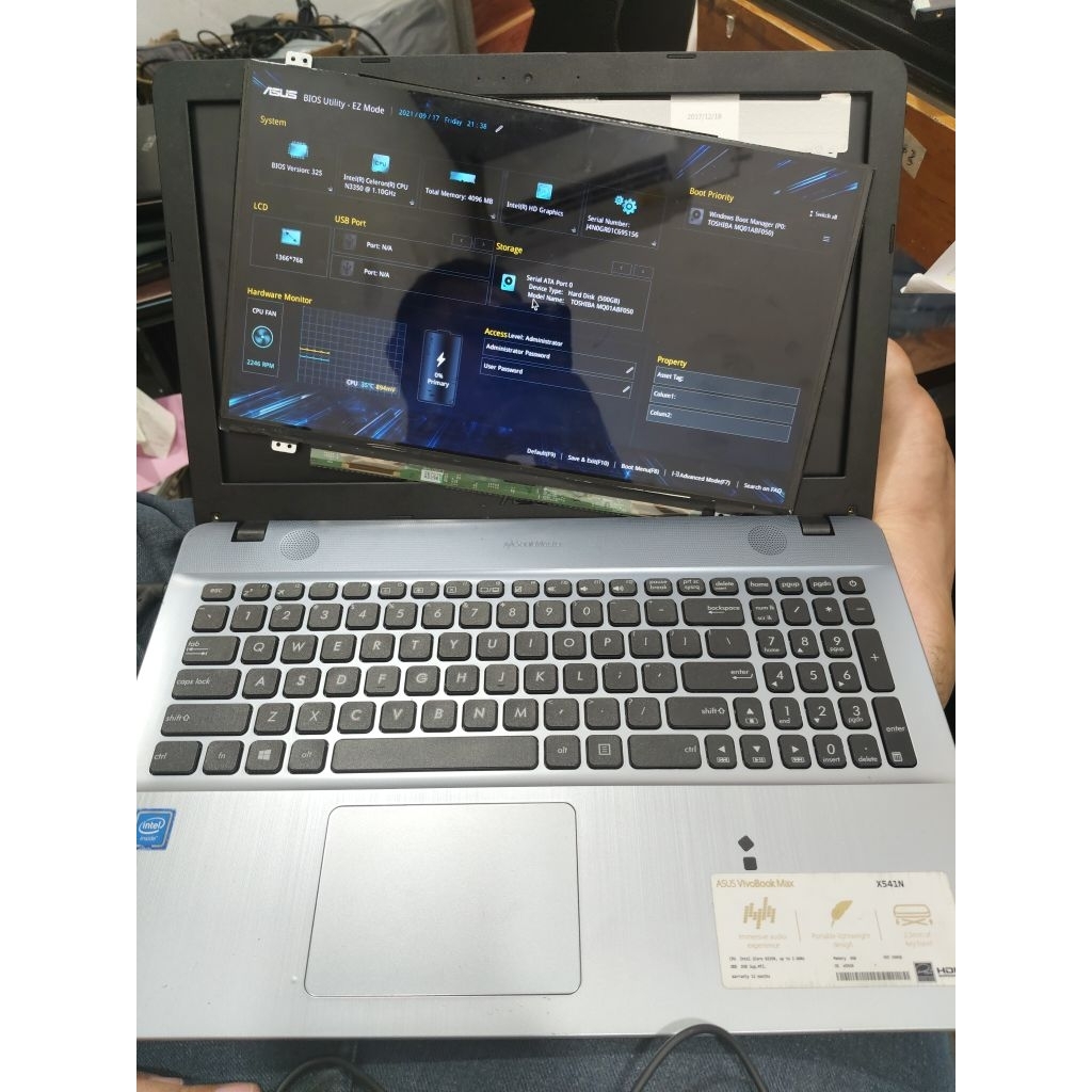 Motherboard Asus X541N Celeron N3350 4 GB