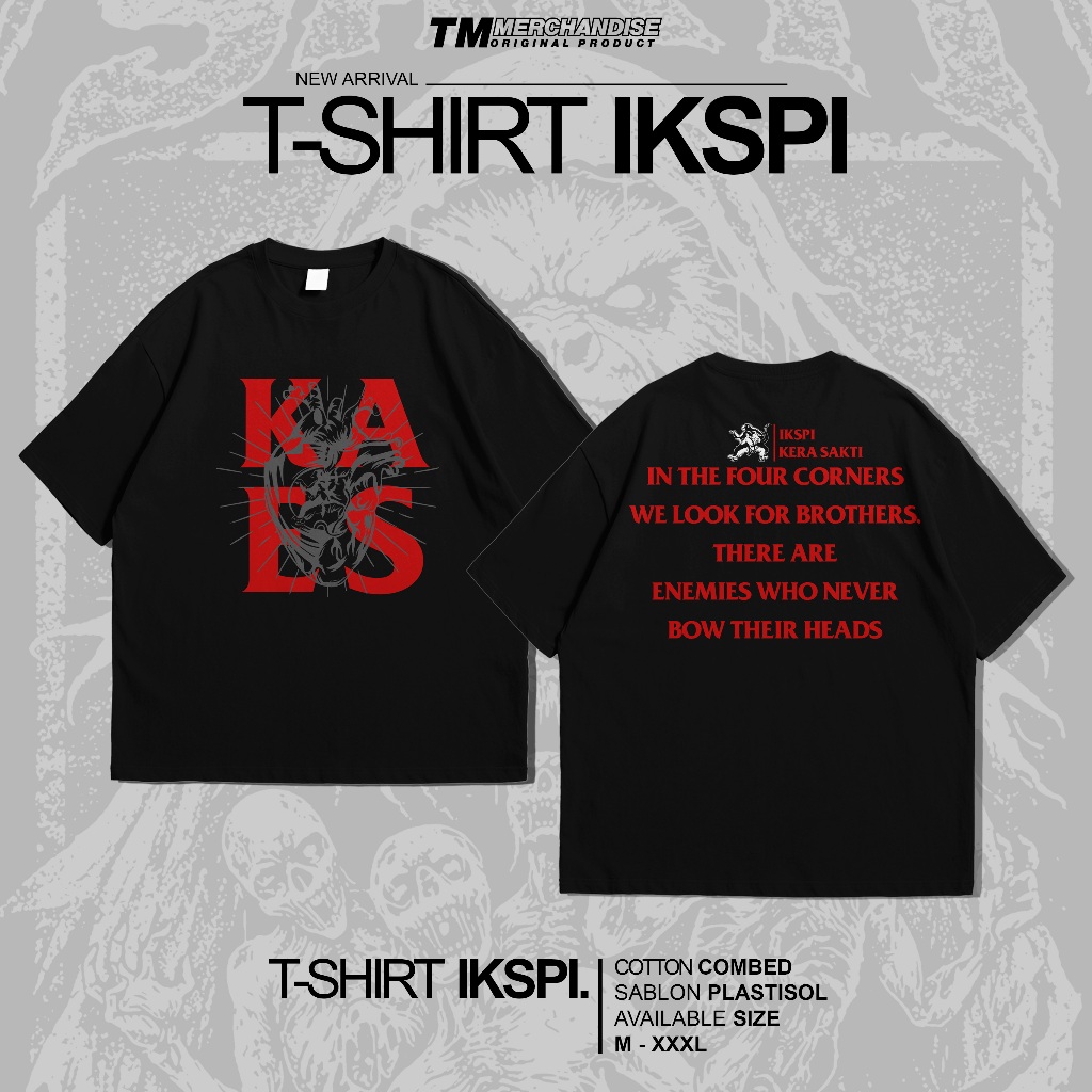 KAOS IKSPI KAES KERA SAKTI IN THE FOUR CORNERS KAOS MAWAR IKSPI - KAOS IKSPI TERBARU - KAOS IKSPI SI
