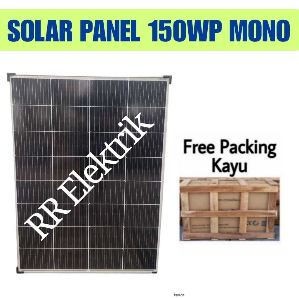 Solar Panel Solar Cell Panel Surya My Solar 150wp Mono 150 Wp Monocrystalline