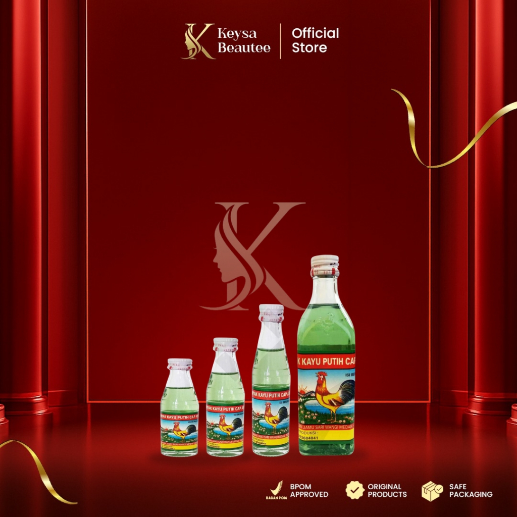 KesyaBeautee - CAP AYAM Minyak Kayu Putih - Botol Kaca