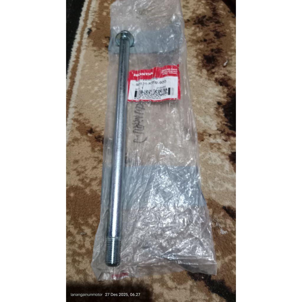 bolt rear fork pivot as swing arm swingarm honda tiger 2000 lawas lama revo tirev tilas tilam orifin