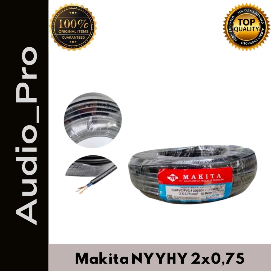 Kabel Audio Speaker 2x0,75 NYYHY Makita Speaker Audio 2x0.75 / ROLL