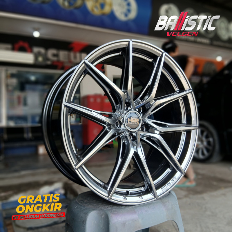 Velg Mobil Civic, CRV, Zenix, Camry, Velg Ring 19 Model BBS Racing HSR Wheel Wurzburg