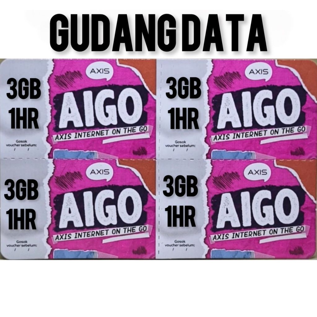 Voucher AXIS 3GB 1Hari
