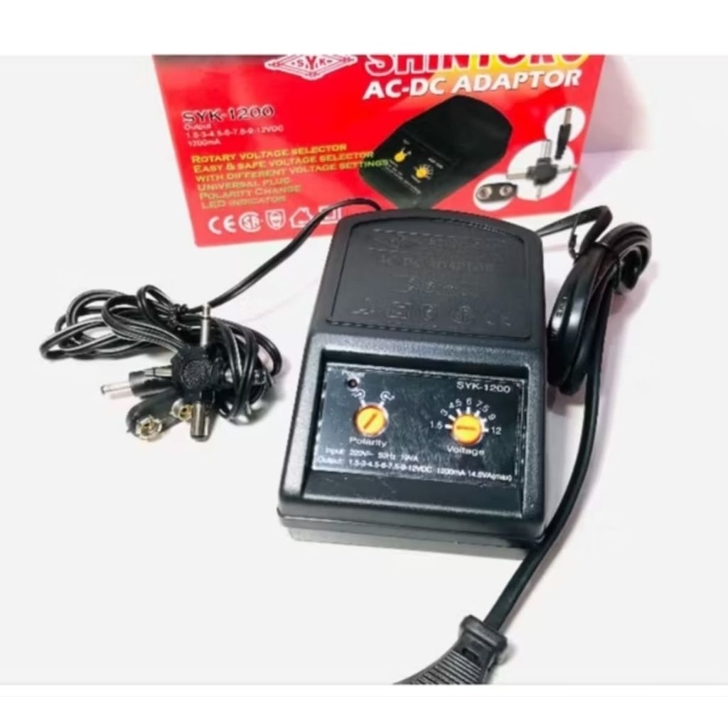 SHINYOKU ADAPTOR SYK 1200 AC-DC 1200MA