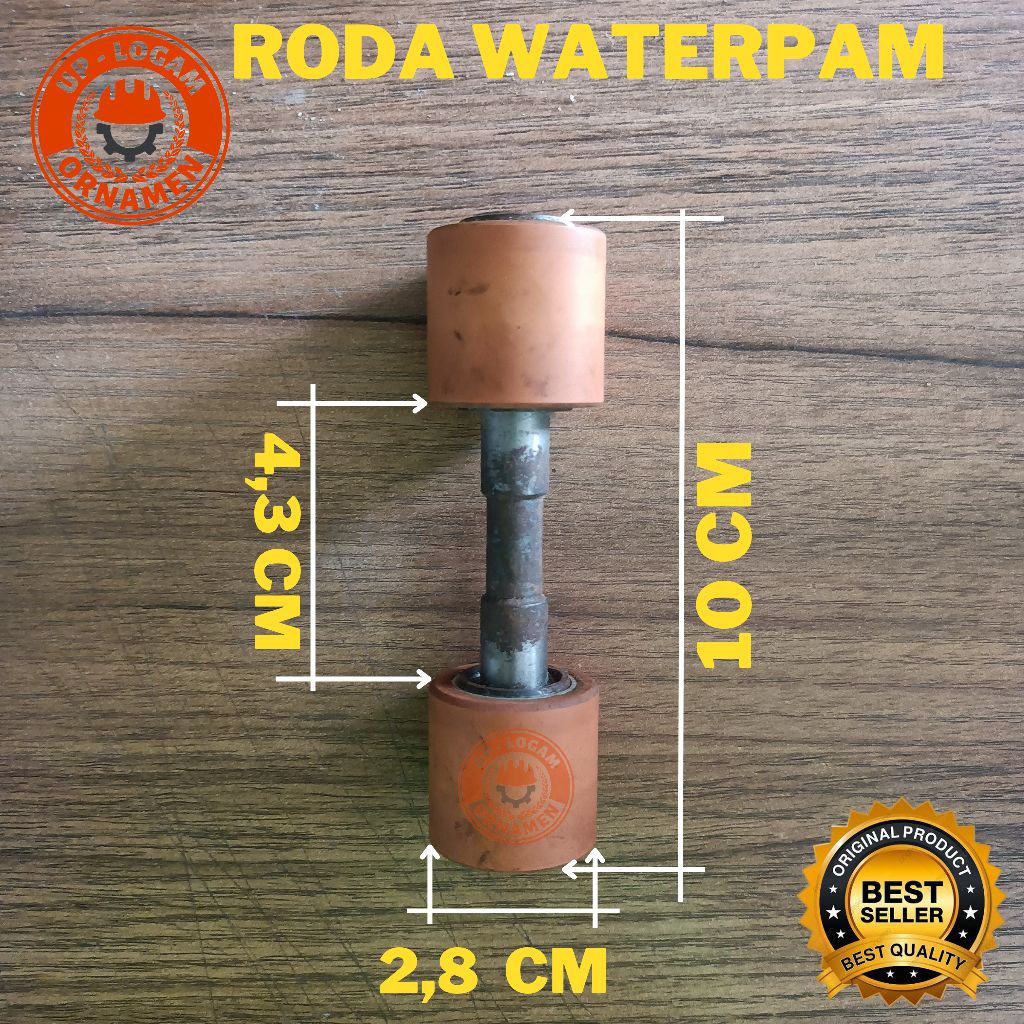 Roda Waterfoam /Roda pagar waterfoam / roda karet rel pagar / roda bearing pagar  Kualitas Istimewa