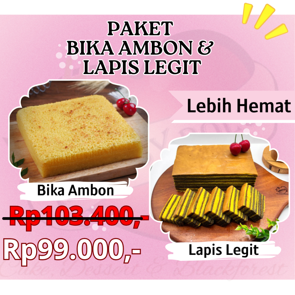 Bika Ambon / Lapis Legit / Kue Bika Ambon Medan