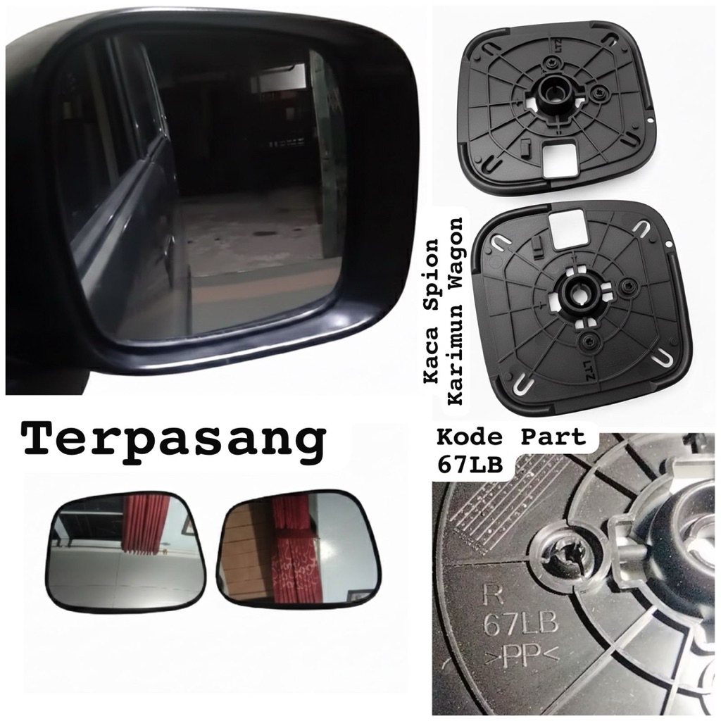 Kaca spion karimun wagon mirorr spion wagoon ory kaca spion suzuki karimun wagon r original