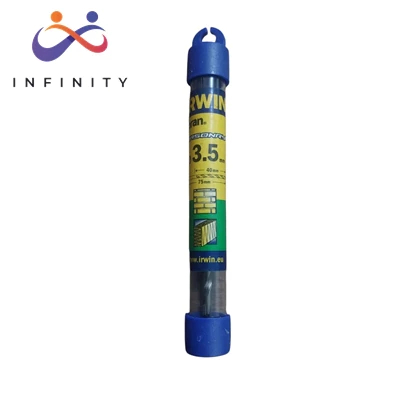 IRWIN Mata Bor Beton 3.5mm Masonry Joran Drill Bit 3,5 3.5 mm Mata Bor Besi Tembok Beton Kayu Kuat I